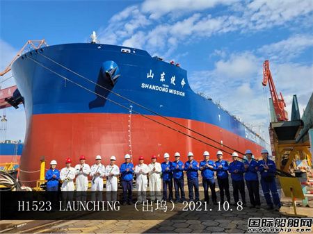 外高桥造船两日达成三大节点，实现“一船出坞两船下坞”高效生产